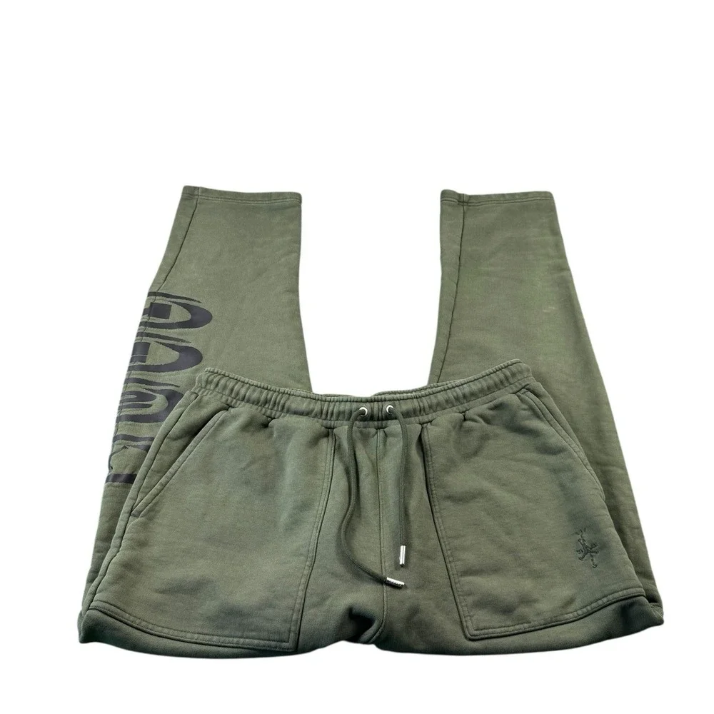 Air Jordan X Travis Scott Fleece Pants Sweatpants Size 2XL XXL Cactus Jack Green